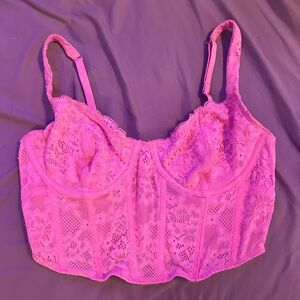 PINK CORSET TOP